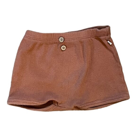 1 + In The Family Sebastian Shorts Size 12 Months Cotton Rust - Picture 2 of 5